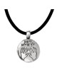 Handcrafted Sterling Silver Kabbalah Necklace With Priestly Blessing (