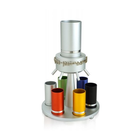 Dabbah Judaica Anodized Aluminum Wine Fou... | Jewish Gift from Israel