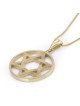 Chic Interlocking Star of David 14K Gold Pendant Necklace