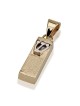 14K Gold Petite Mezuzah Pendant