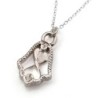 Silver Hamsa Necklace for Matchmaking and Love