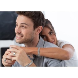 925 Blackened Sterling Silver Ana BeKoach Open Bracelet