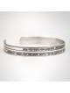 Bracelet ouvert Ana BeKoach en argent sterling 925 noirci