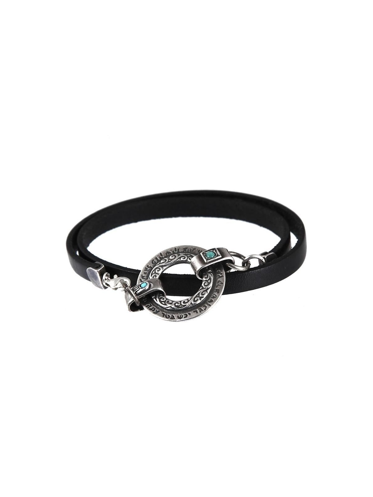 Priestly Blessing & Ana Bekoach: Black Leather and 2-Sided Silver Whee