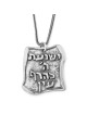 In the Blink of an Eye: Large Silver 2-Sided Priestly Blessing Pendant