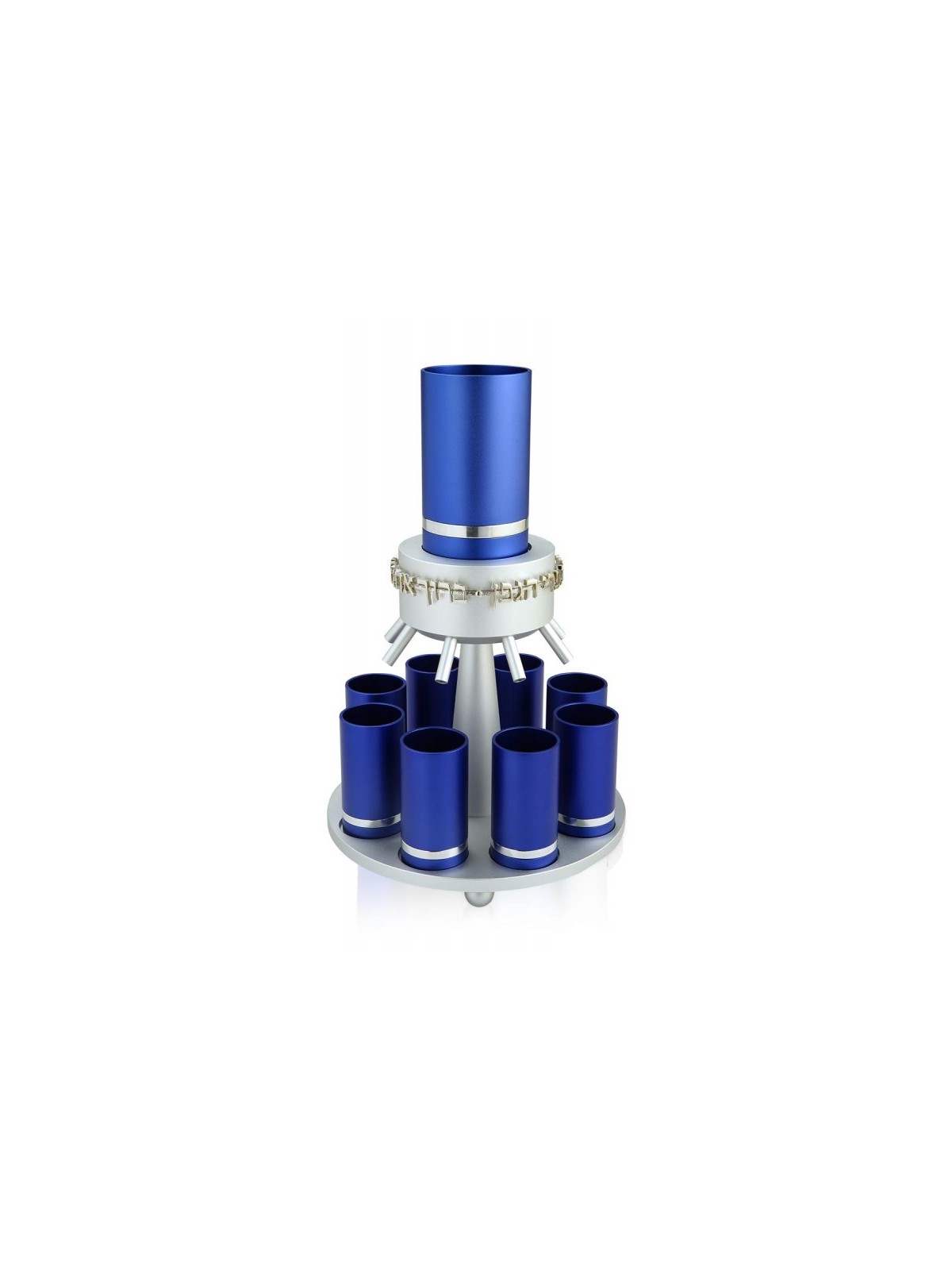 Dabbah Judaica Anodized Aluminum Wine Fou... | Jewish Gift from Israel