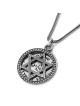 Prière du voyageur et Shema Israël : Collier étoile de David en argent 2 pièces