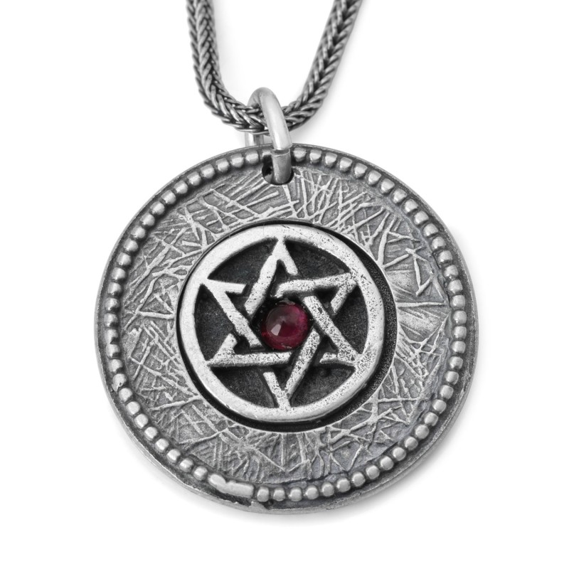 Bénédiction sacerdotale : Collier étoile de David à double disque