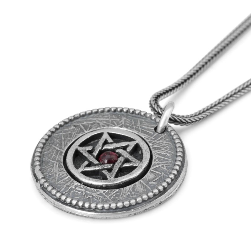 Bénédiction sacerdotale : Collier étoile de David à double disque