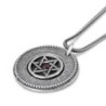 Priestly Blessing: Double Disk Star of David Necklace