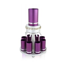 Dabbah Judaica Anodized Aluminum Wine Fou... | Jewish Gift from Israel