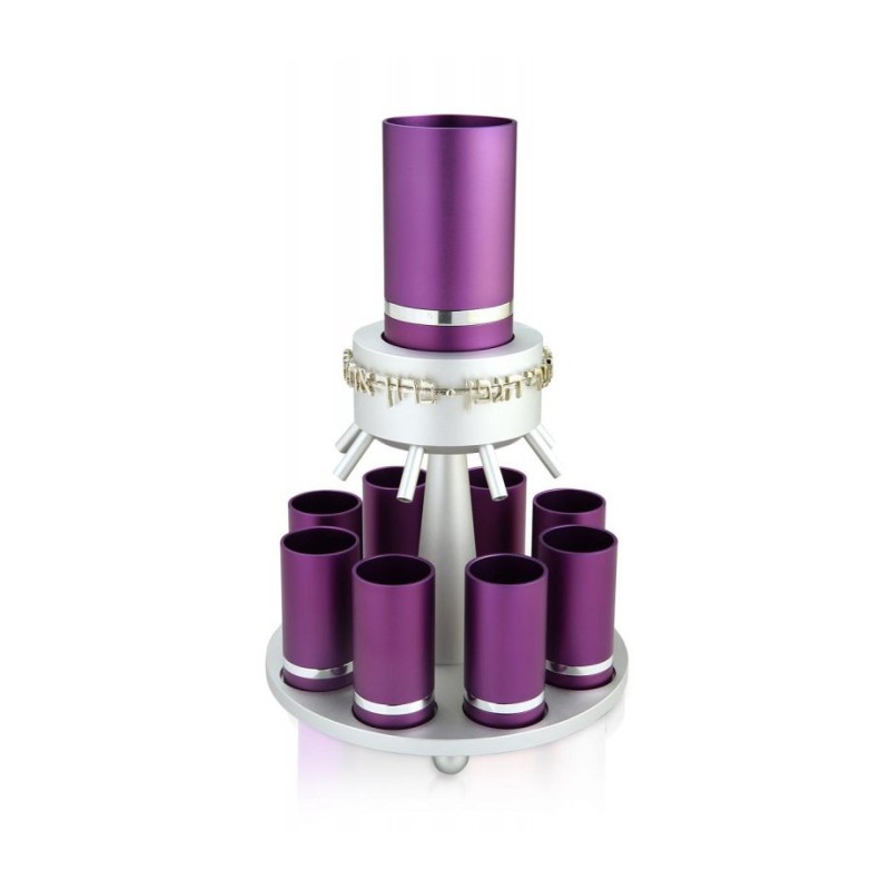 Dabbah Judaica Anodized Aluminum Wine Fou... | Jewish Gift from Israel