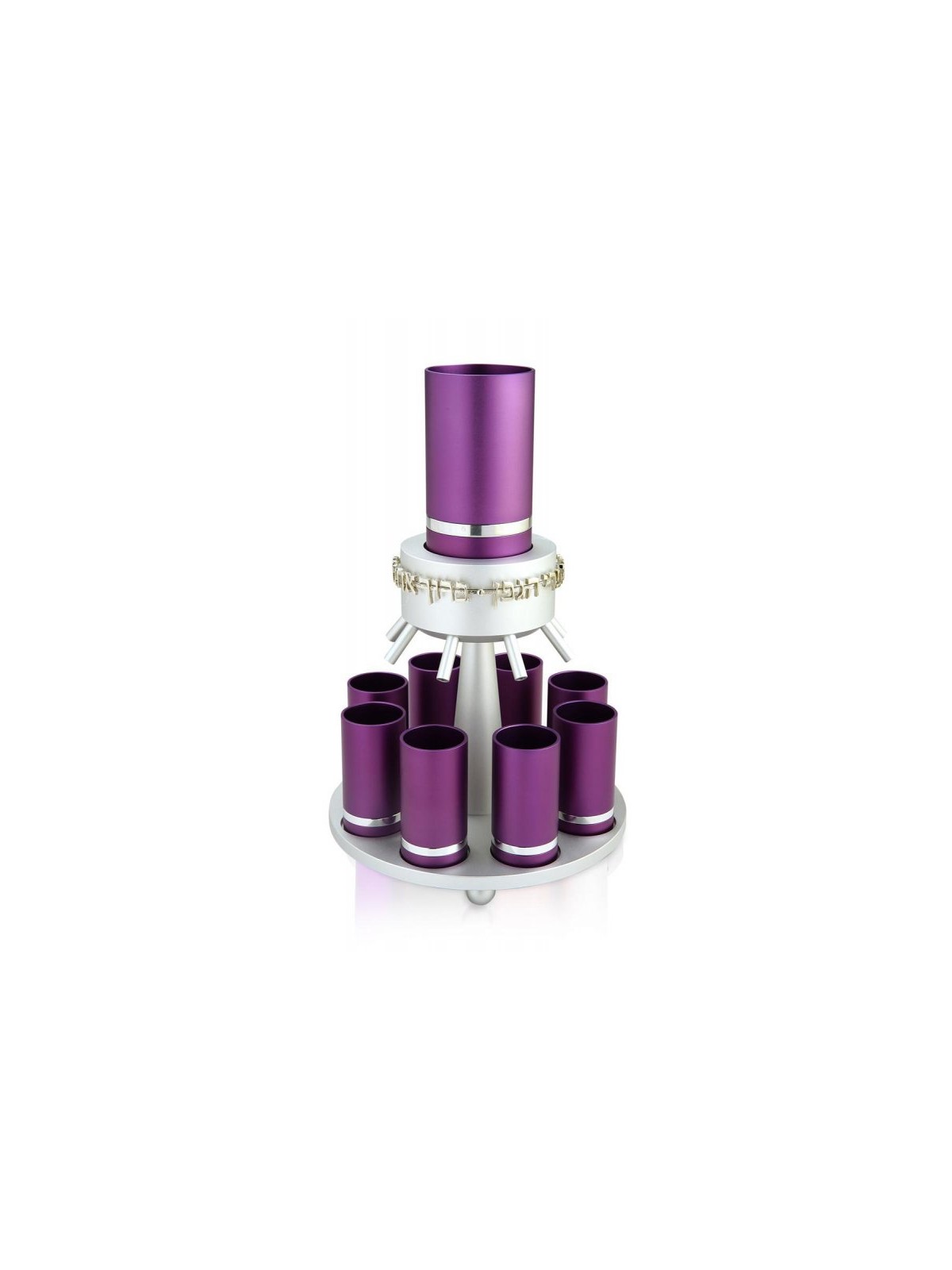 Dabbah Judaica Anodized Aluminum Wine Fou... | Jewish Gift from Israel