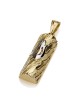 Collier pendentif Mezouza arbre de vie en or 14 carats