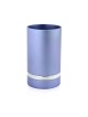 Dabbah Judaica Anodized Aluminum Silver Lin... | Aluminum Kiddush Cups
