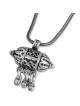 Sterling Silver Yemenite Mezuzah Pendant Necklace - Small