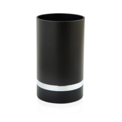 Dabbah Judaica Anodized Aluminum Silver Lin... | Aluminum Kiddush Cups