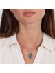 Sterling Silver Oval Priestly Blessing Necklace