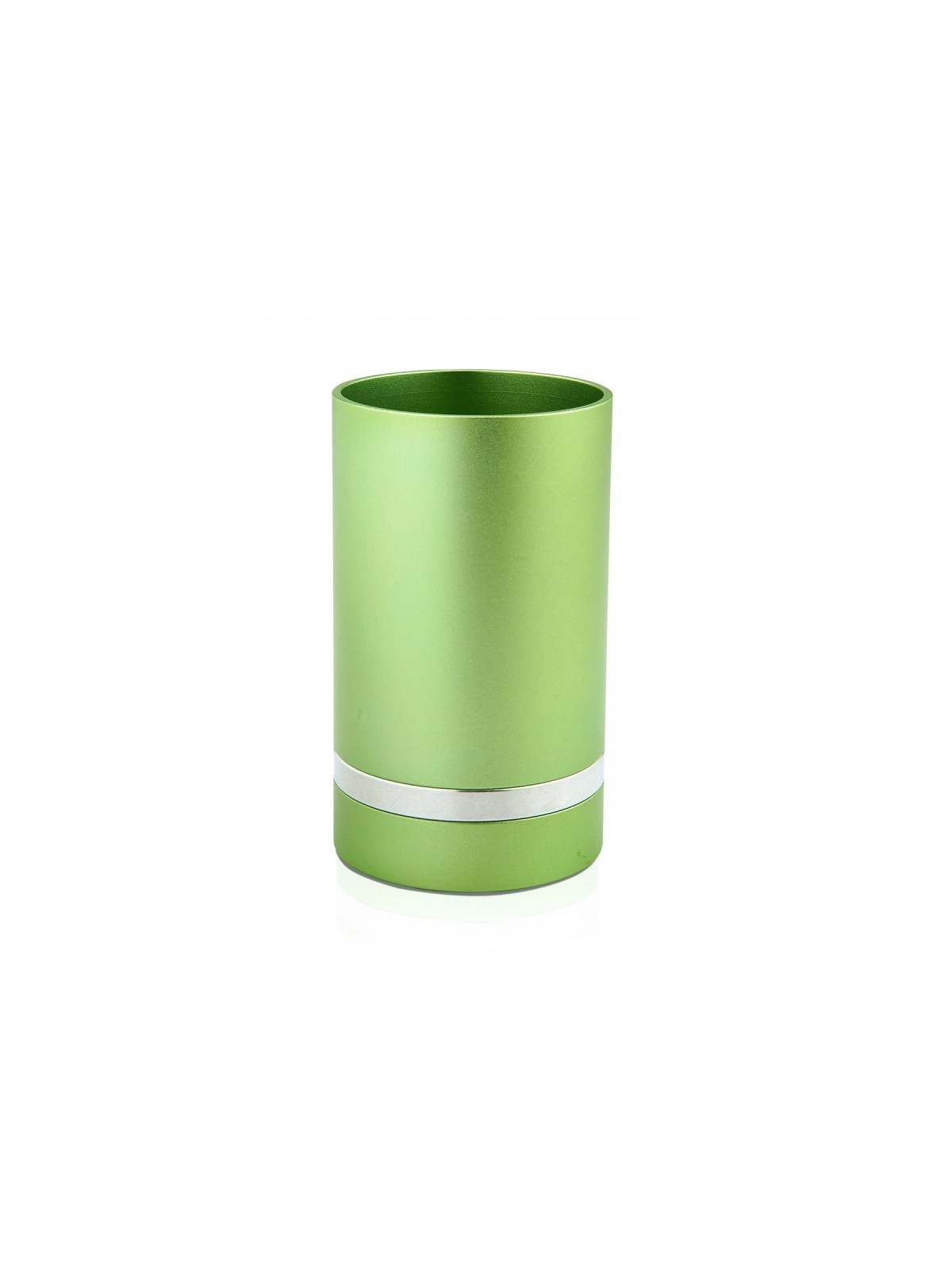 Dabbah Judaica Anodized Aluminum Silver Lin... | Aluminum Kiddush Cups