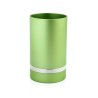 Dabbah Judaica Anodized Aluminum Silver Lin... | Aluminum Kiddush Cups