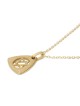 14K Gold Double Triangle Star of David Pendant with Diamonds - Unisex