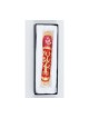 Rounded Mezuzah Case with Tree of Life Gold Red... | Jerusalem Mezuzah