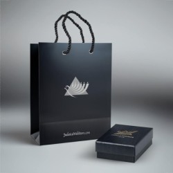 49-Diamond 14K Gold Star of David Pendant Necklace with Enamel