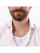 14K Gold Am Yisrael Chai Unisex Pendant Necklace with Star of David