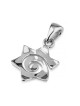 14K Gold Spiral Star of David Pendant Necklace - Yellow or White Gold