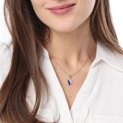 14K Gold Diamond Women's Hamsa Pendant Necklace