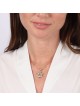 Women's 14K Gold Two-Tone Dangling Star of David Pendant with Diamonds