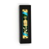 Rounded Mezuzah Case with Gleaming Breastplate ... | Jerusalem Mezuzah