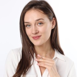 14K Gold Diamond-Studded Interlocking Star of David Pendant - Color Op