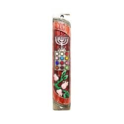 Rounded Mezuzah Case with Hoshen Breastplate an... | Jerusalem Mezuzah