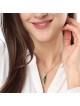 14K Yellow Gold Land of Israel Pendant with Chai and Eilat Stone