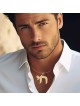 Pendentif Chai extra large en or 14 carats pour hommes