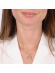 14K Gold Open Star of David Pendant with Dangling Star of David - Yell