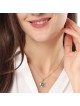 14K Gold Double Star of David Pendant with Eilat Stone - Unisex
