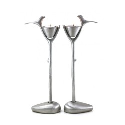 Shraga Landesman Nest and Perched Bird Ca... | Jewish Gift from Israel