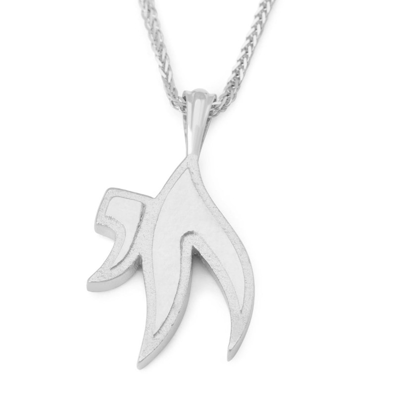 Pendentif Chai brillant en or 14 carats