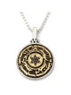 Collier en argent sterling This Too Shall Pass avec étoile de David et Bl