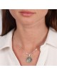 Collier en argent sterling This Too Shall Pass avec étoile de David et Bl