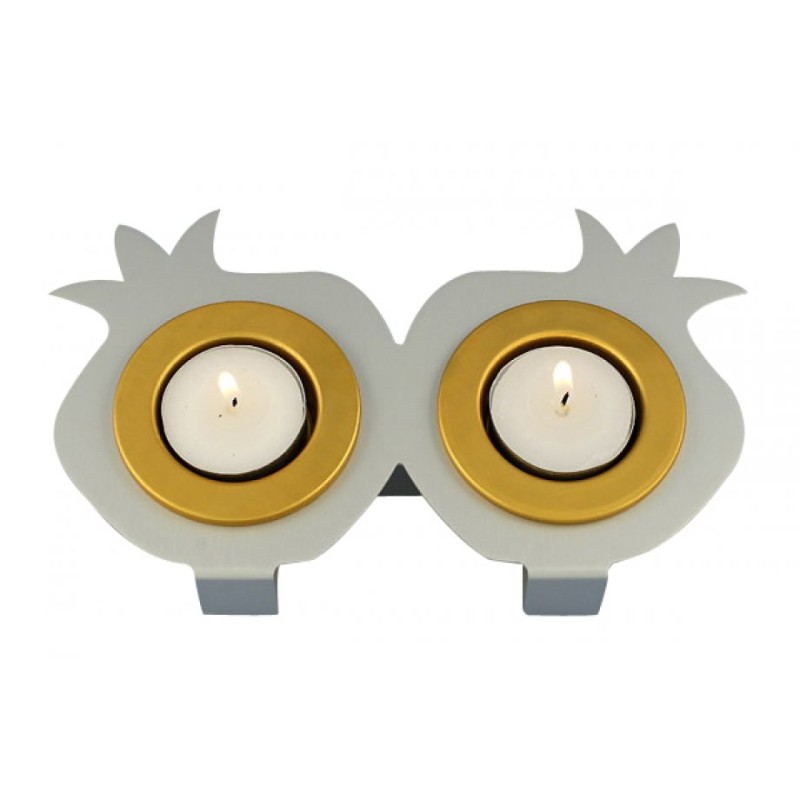 Shraga Landesman Joined Pair Pomegranate ... | Jewish Gift from Israel