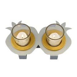 Shraga Landesman Joined Pair Pomegranate ... | Jewish Gift from Israel