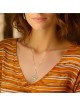 14K Gold Women's Large Star of David Pendant with Filigree Design