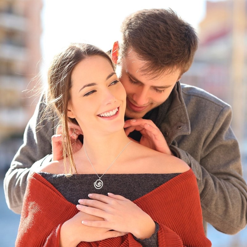 Coffret cadeau Je te suivrai avec femme de vaillance en argent sterling et perle