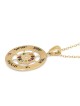 14K Yellow Gold Hoshen Shema Yisrael Pendant Necklace - Unisex