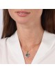 Anbinder Jewelry Two-Toned 14K Gold Star of David Pendant With White a