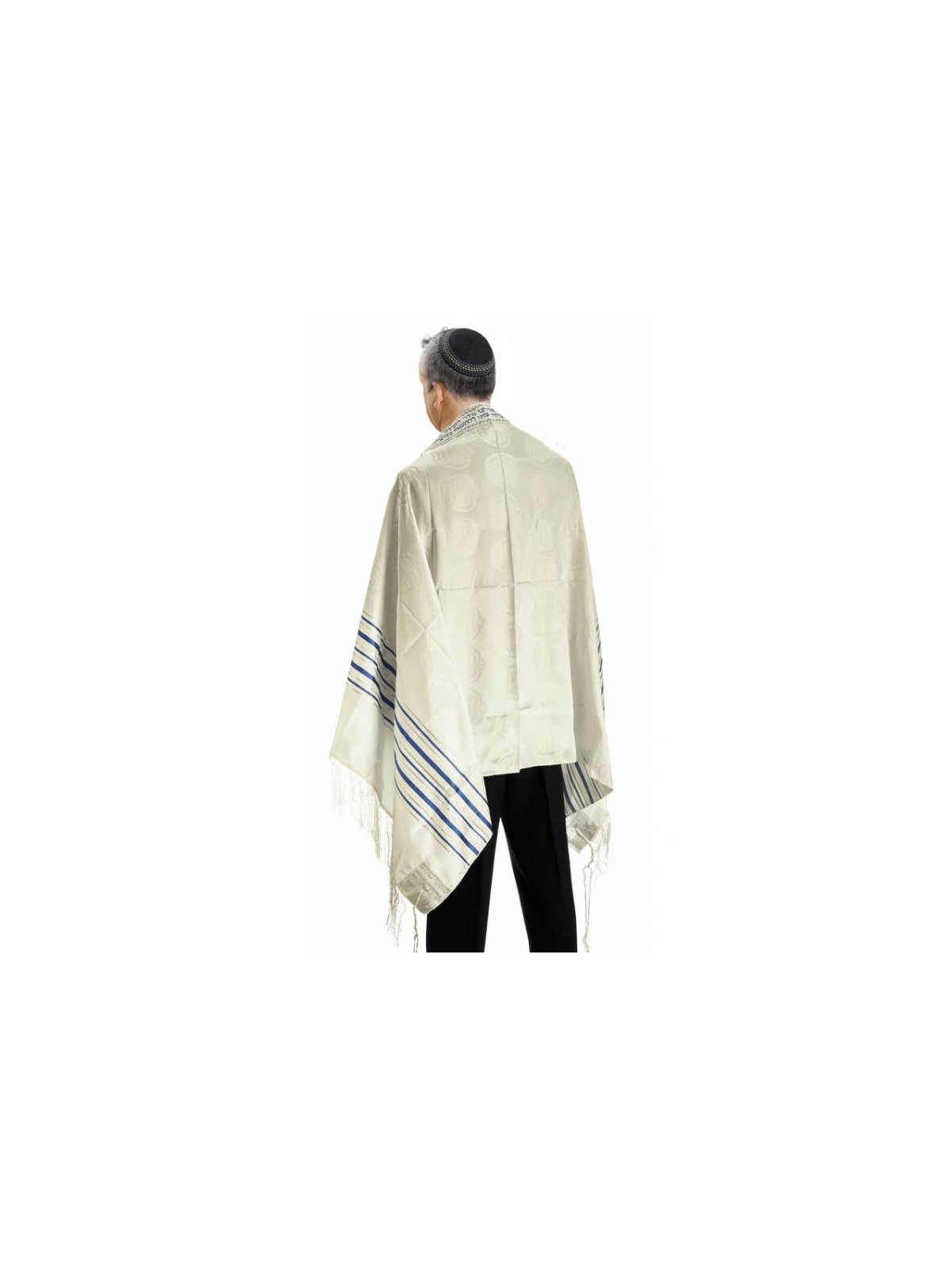 Talitnia Zion Paz Tallit Prayer Shawl Blue Go... | Traditional Tallits