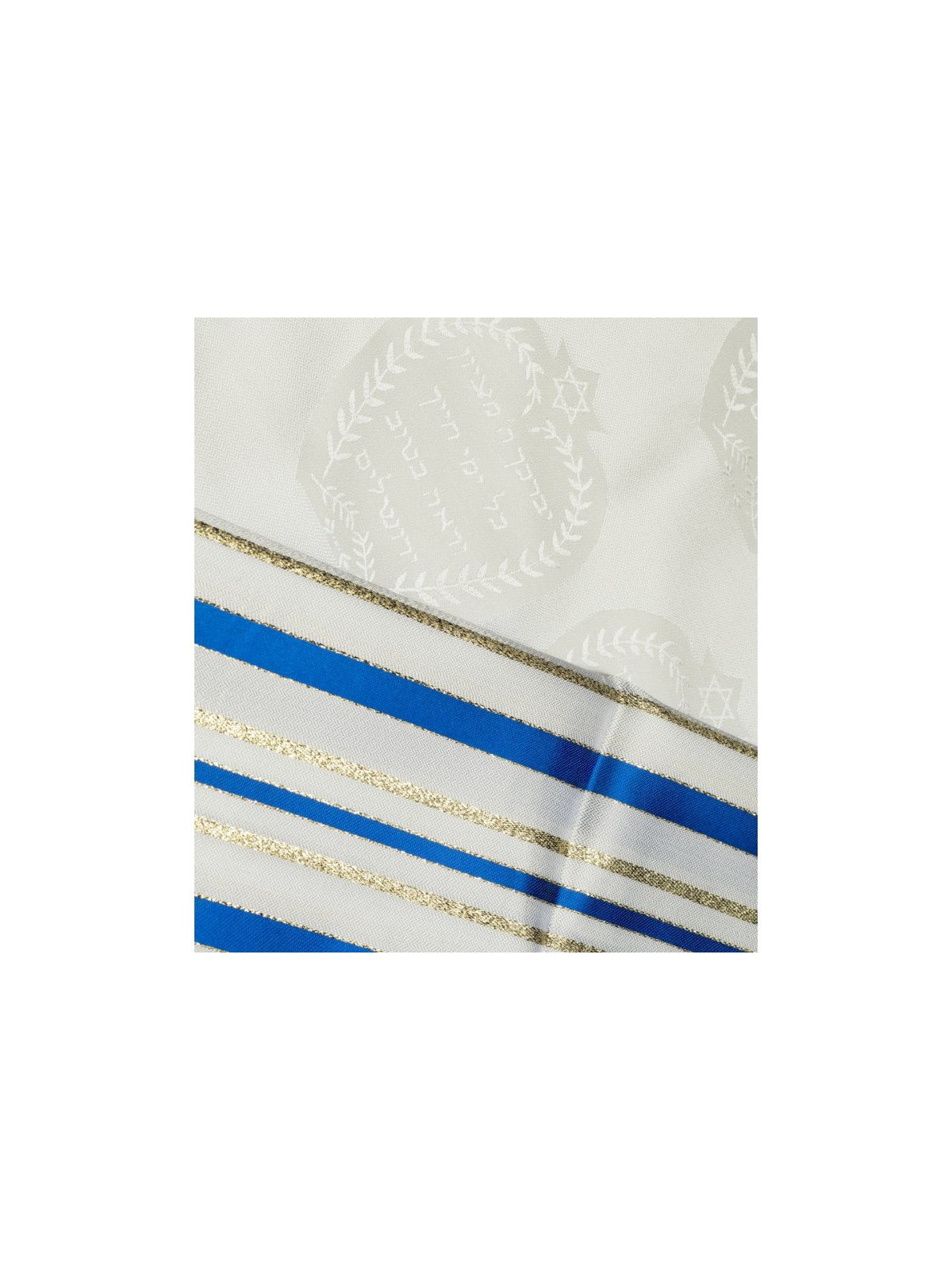 Talitnia Zion Paz Tallit Prayer Shawl Blue Go... | Traditional Tallits